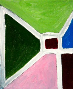 Frank Juarez, A View, oil on canvas, 10x8, 2014